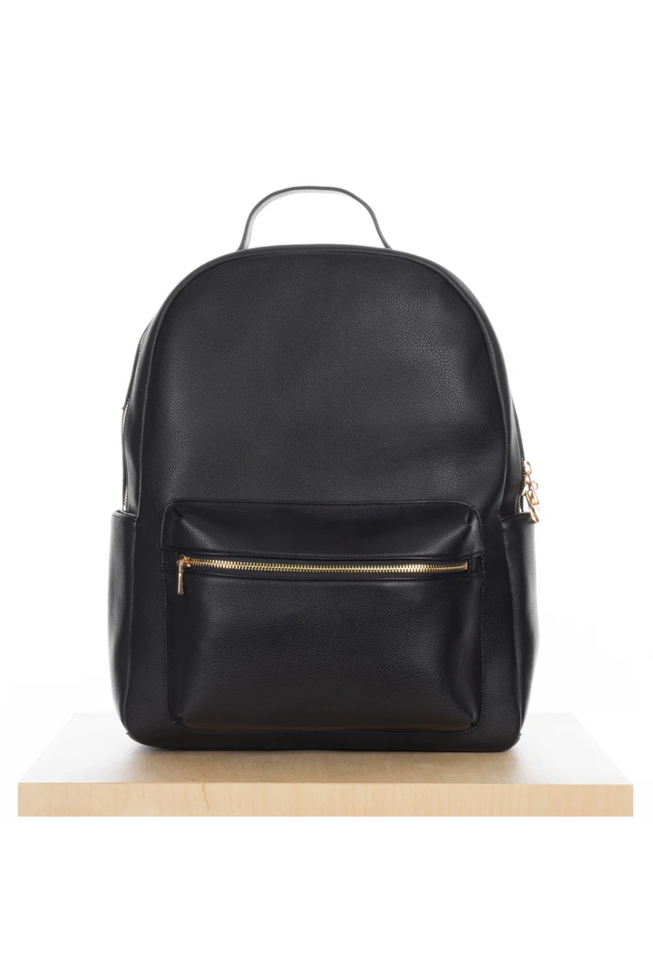 Vegan Leather Backpack | Black