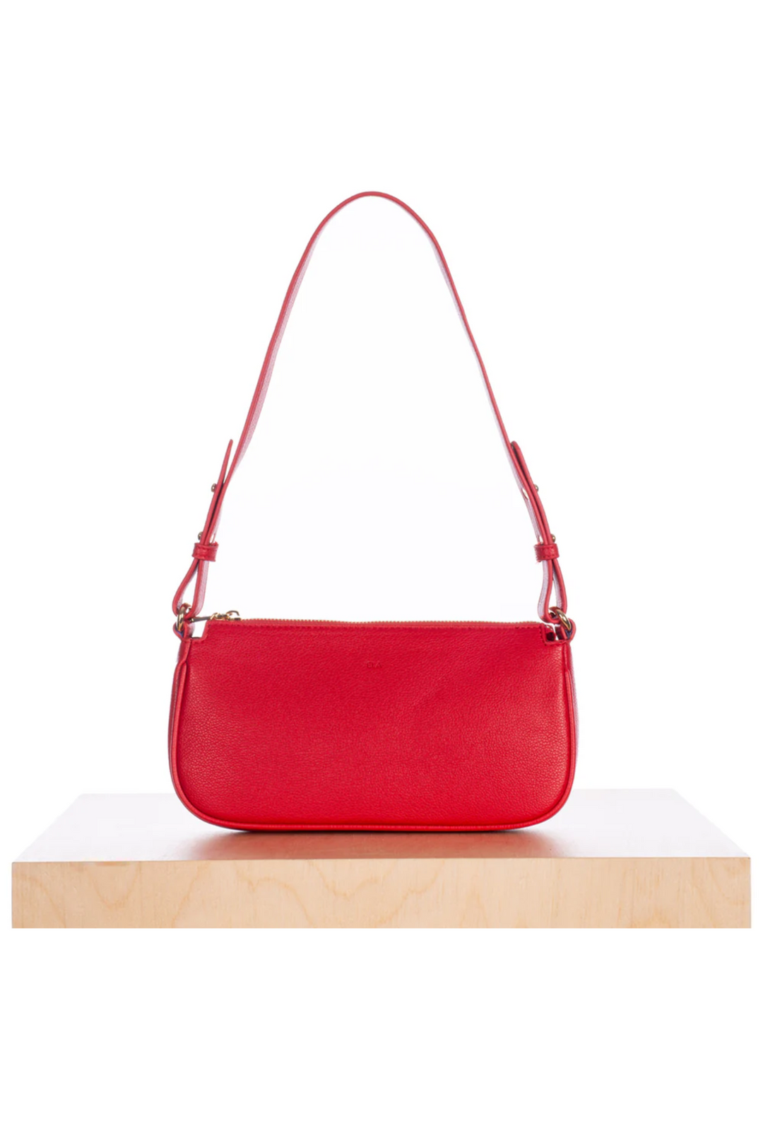 Fayette Shoulder Bag | Red Pebble