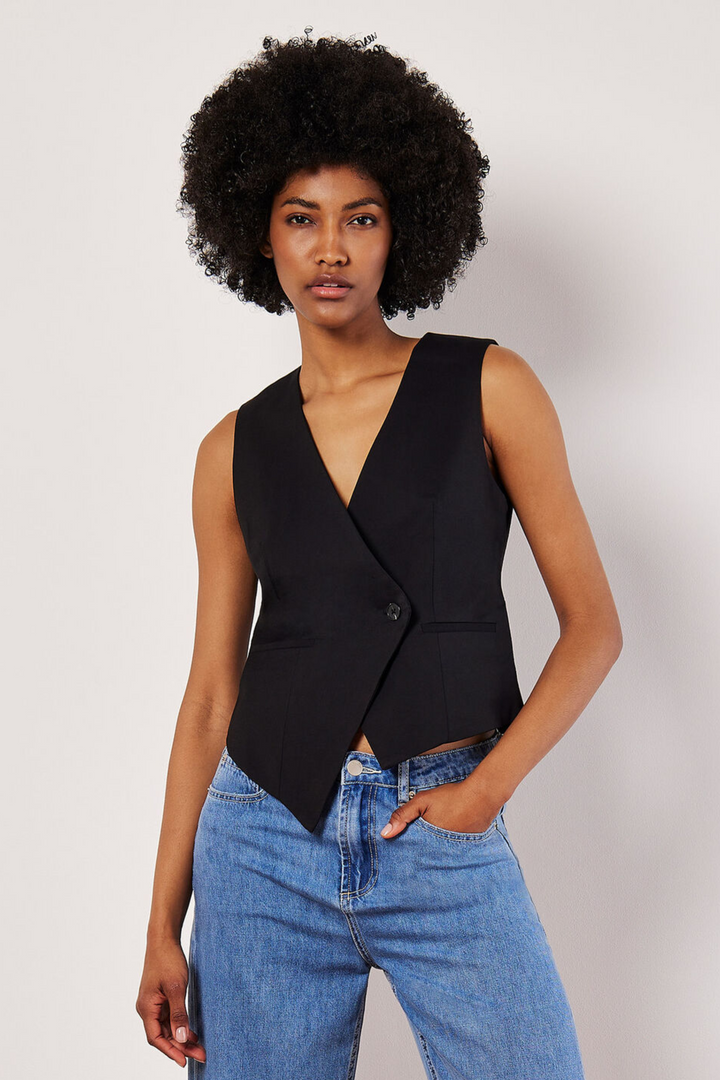 Asymmetric Tailored Waistcoat