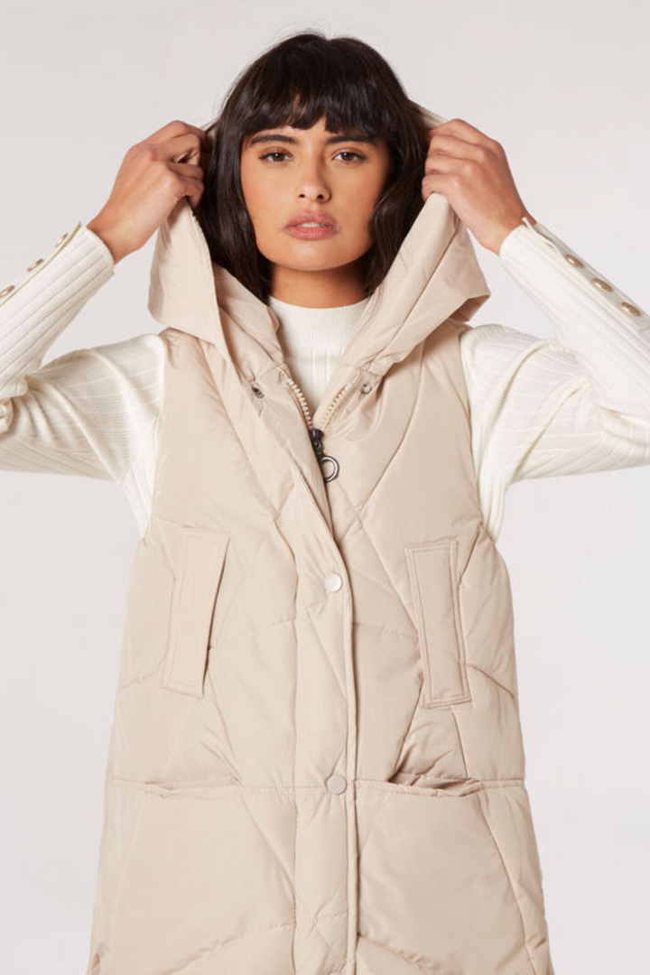 Longline Puffer Vest