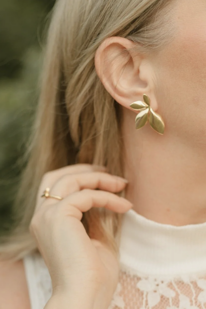 Lily Leaf Earrings