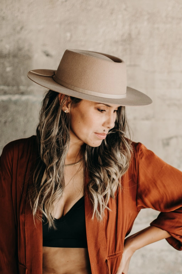 Celeste | Telescope Boater Hat | Latte