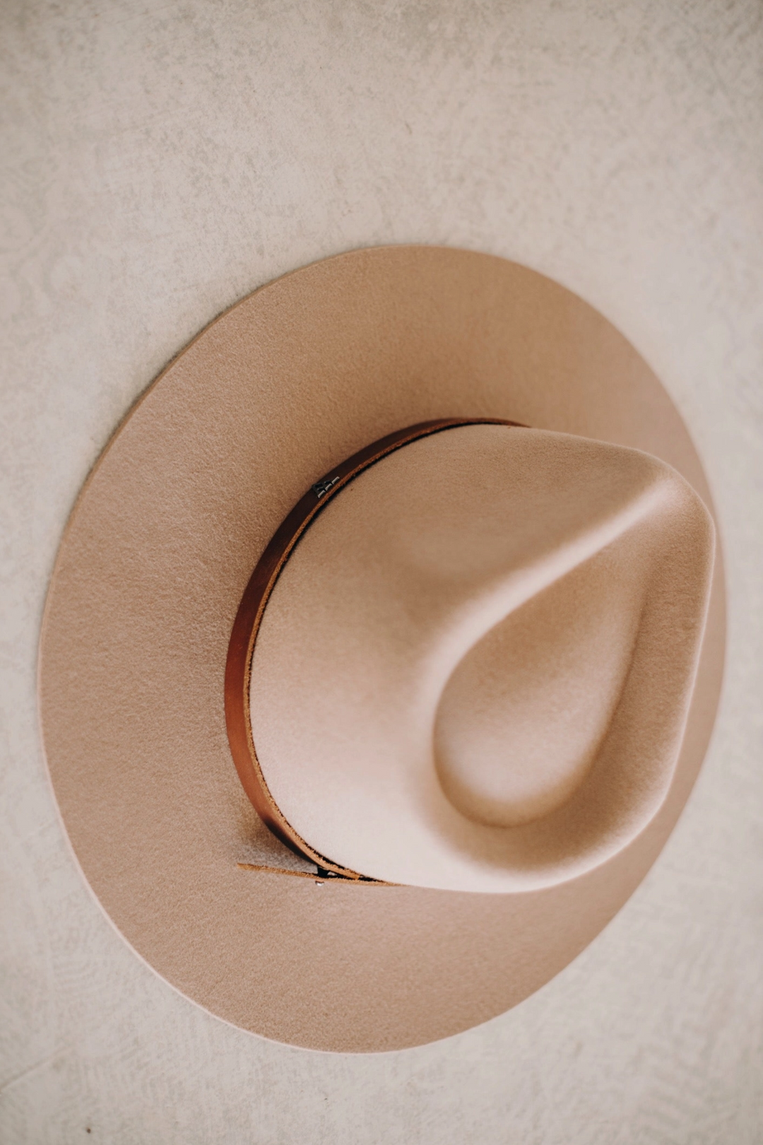 Sloane | 100% Australian Wool Wide Brim Classic Rancher Hat | Latte