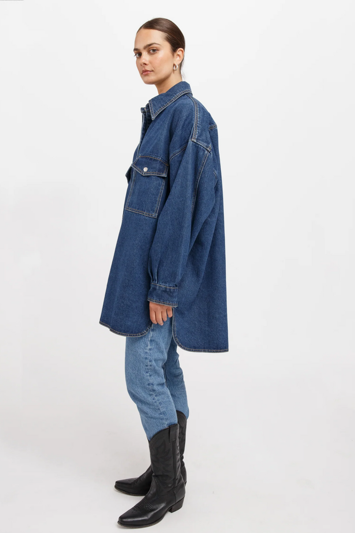 The Shania Denim Jacket | Indigo