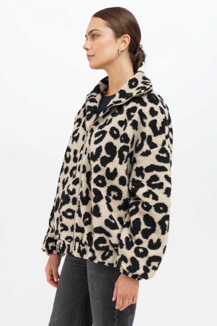 Leopard Sherpa | Tan