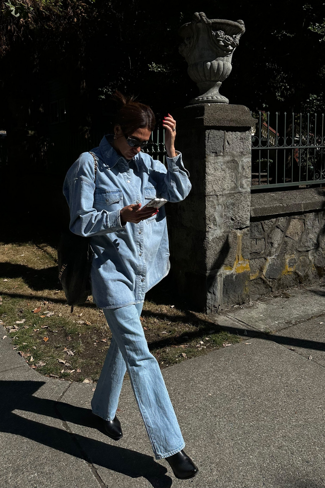 The Shania Denim Jacket | Light Blue