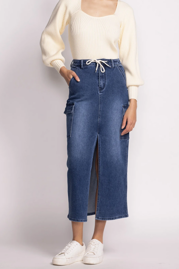 Renne Denim Skirt