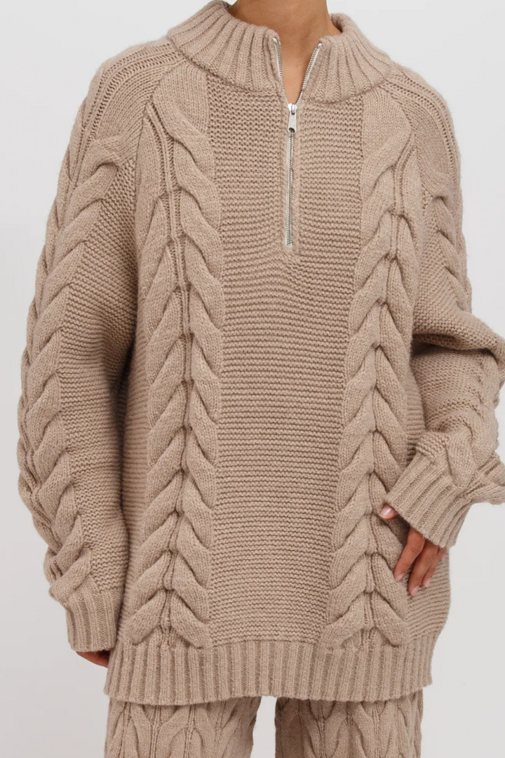 Sophie Knit Not Your Boyfriend's Half Zip