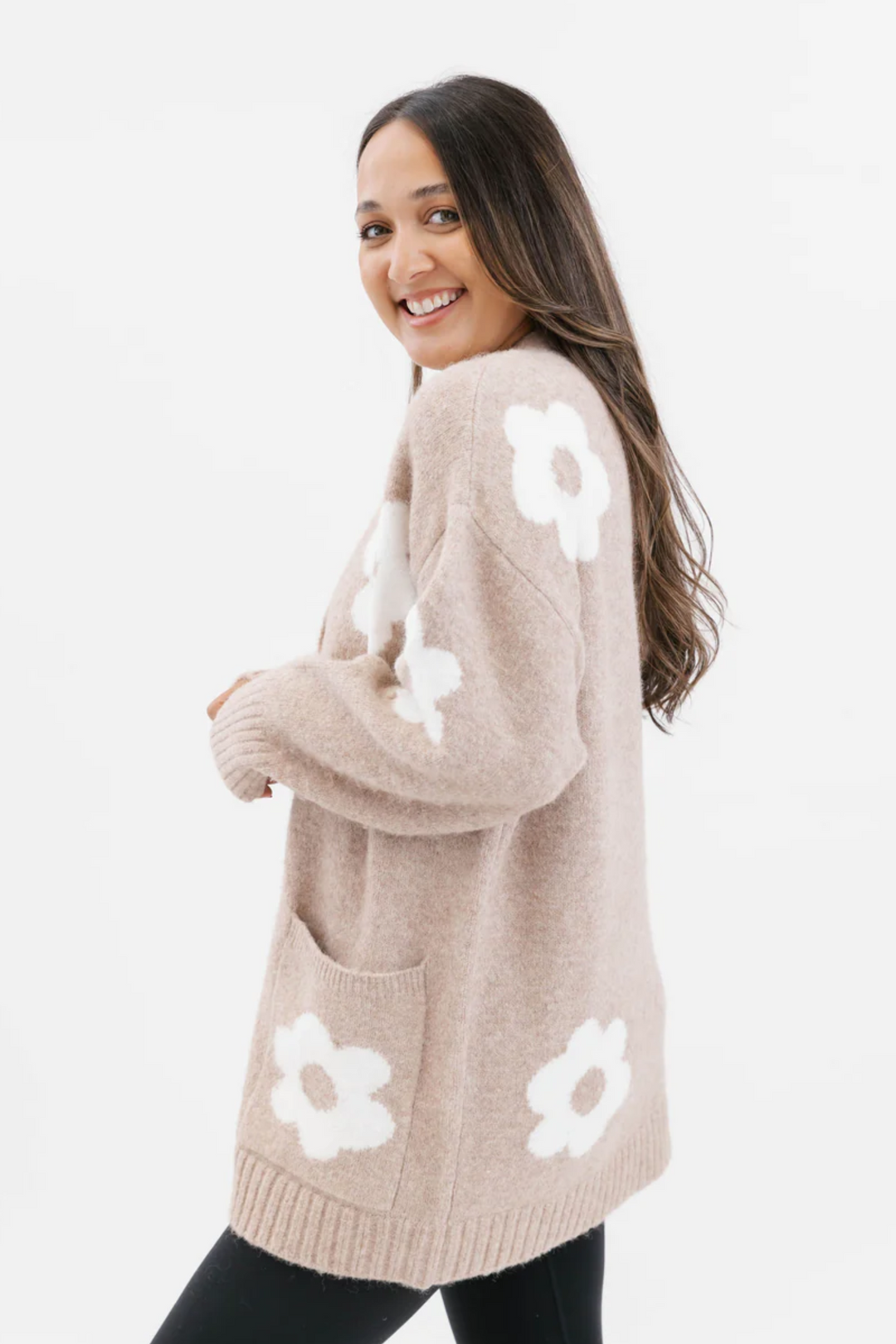 Flora Cardigan | Beige