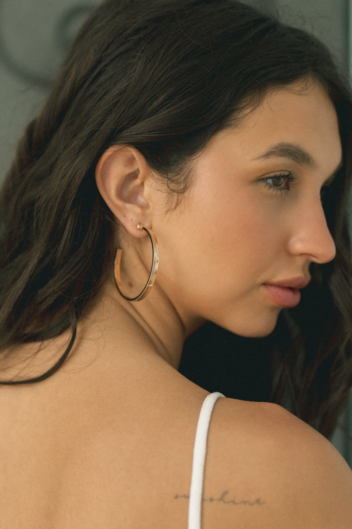 Gigi- Gold Square Hoops