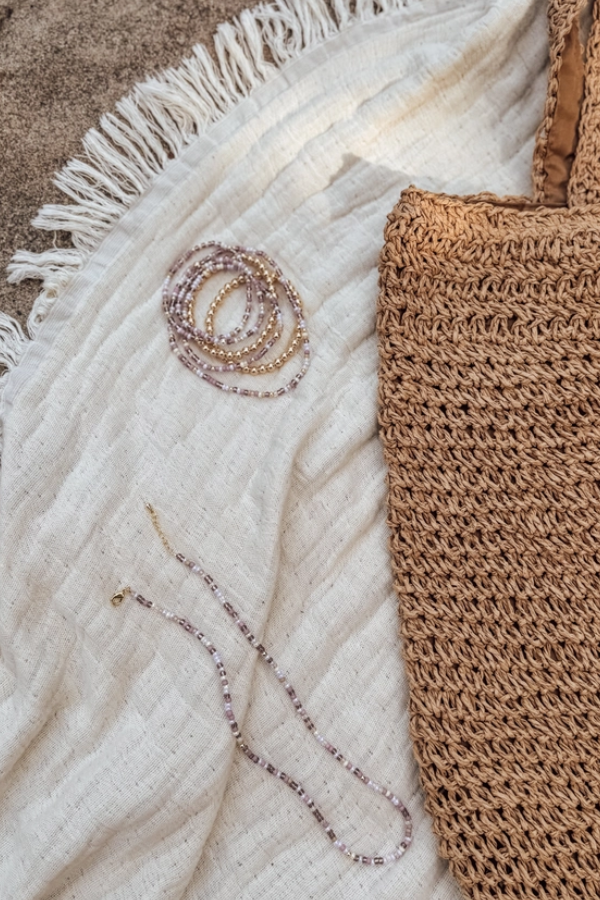 Tropics Bracelet/Anklet | Purple Sterling Silver