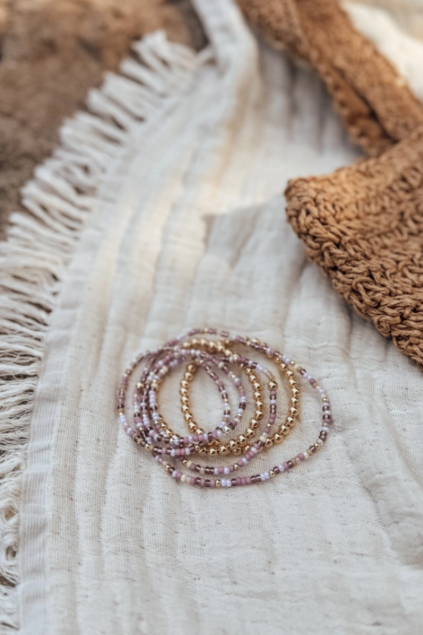 Tropics Bracelet/Anklet | Purple Sterling Silver