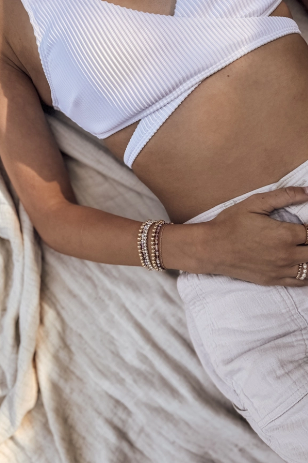 Tropics Bracelet/Anklet | Purple Sterling Silver