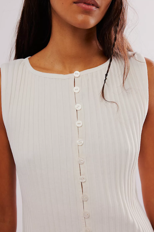 FP Tilly Ivory Vest Last XS