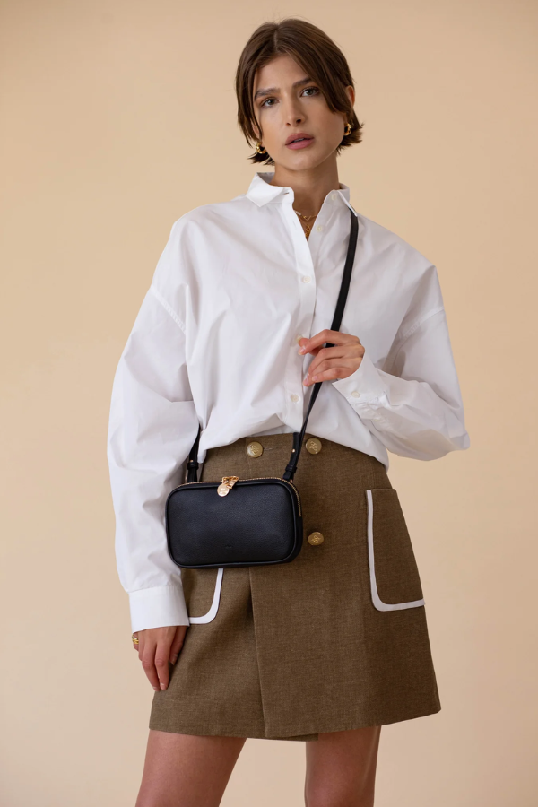 Willow Phone Case Bag | Black Pebble