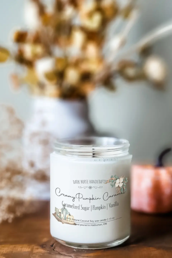 Creamy Pumpkin Caramel | 100% Natural Coconut Soy Wax Candle