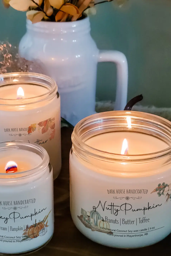 Nutty Pumpkin | 100% Natural Coconut Soy Wax Candle 3.5oz