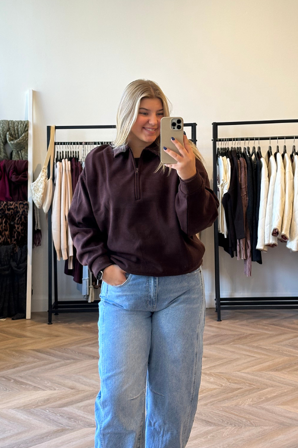 Gabbie Plush Polo Sweater