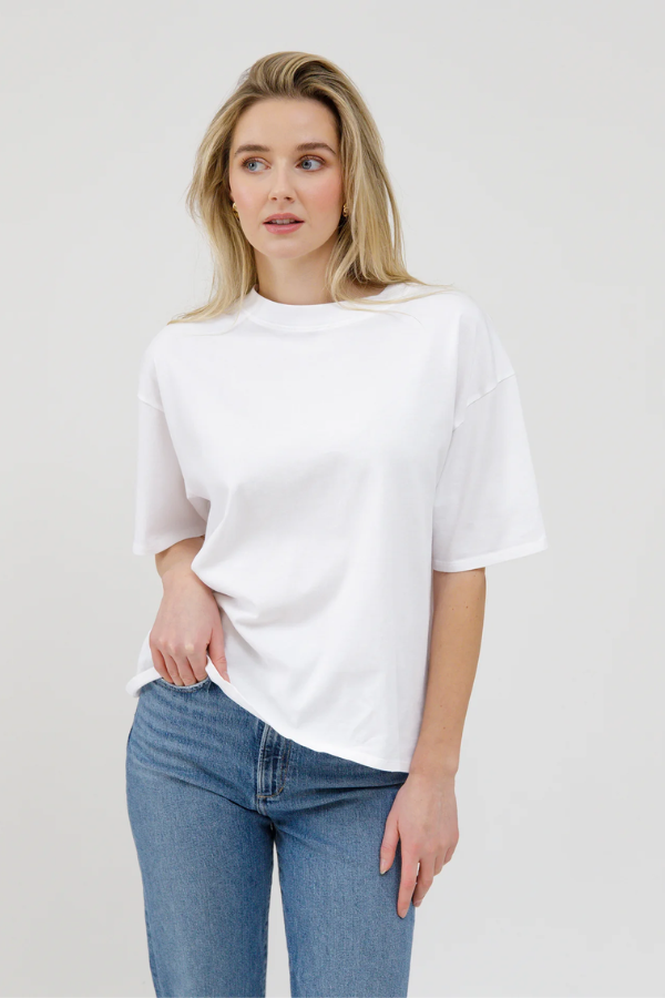 Boxy Tee | White