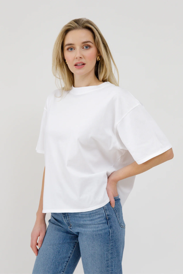 Boxy Tee | White