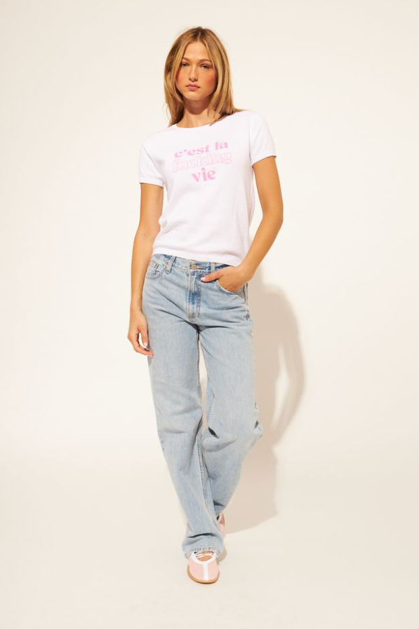 Reese Blush Knit Tee