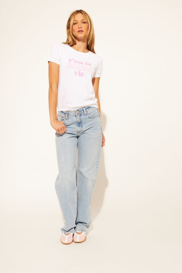 Reese Blush Knit Tee