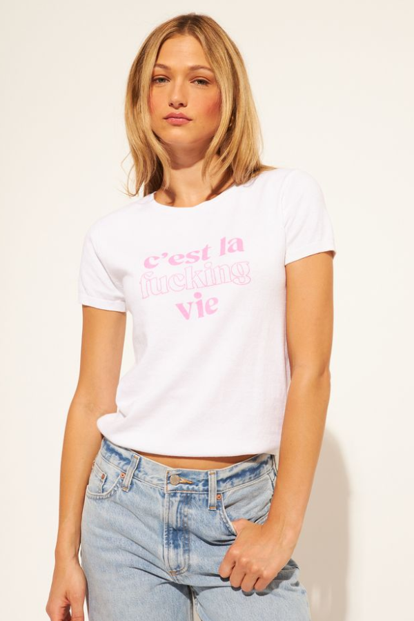 Reese Blush Knit Tee