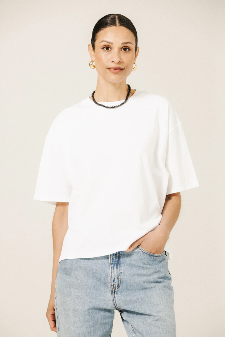 Boxy Tee | White