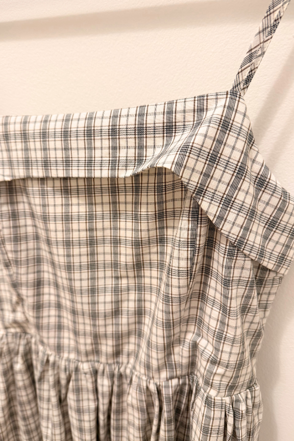 Laurelgrove Dress | Black + Brown Plaid