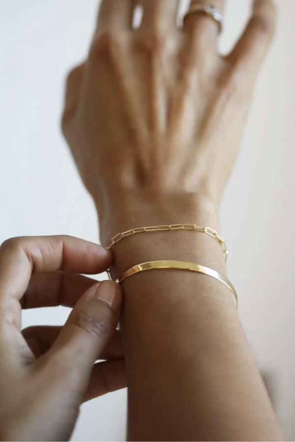 Herringbone Bracelet 4mm