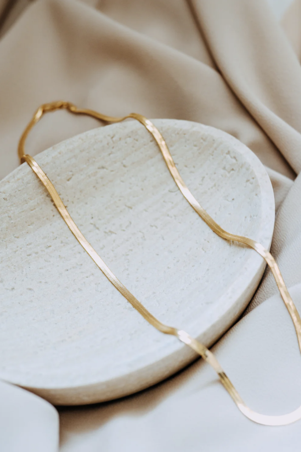 3mm Herringbone Necklace 16"