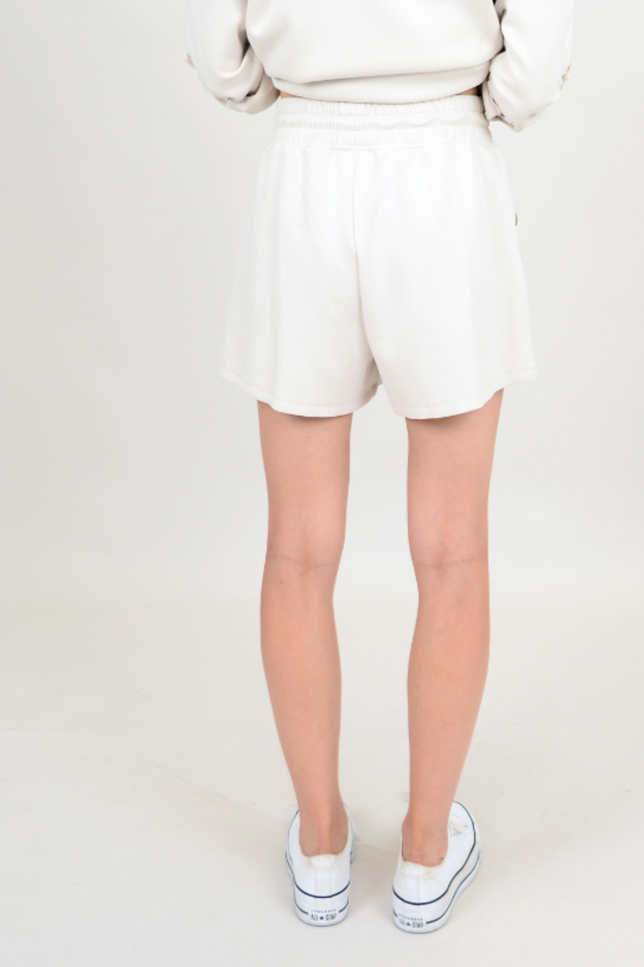 SENZA SOFT KNIT SHORTS | STONE