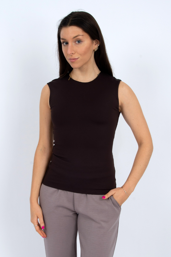Roxi Tank Top | Dark Walnut
