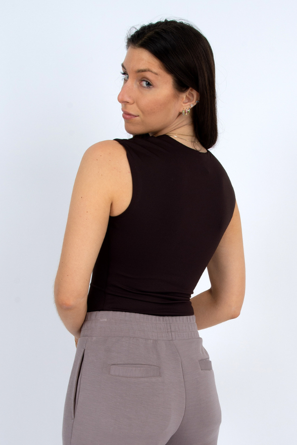 Roxi Tank Top | Dark Walnut