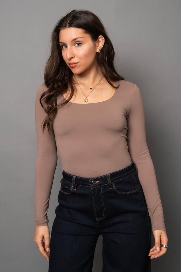 Mariana Long Sleeve | Taupe