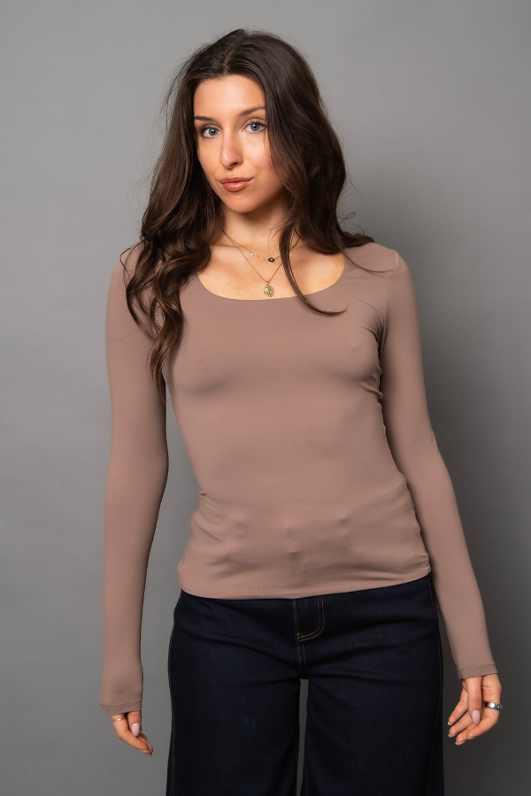 Mariana Long Sleeve | Taupe
