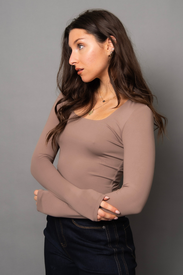 Mariana Long Sleeve | Taupe