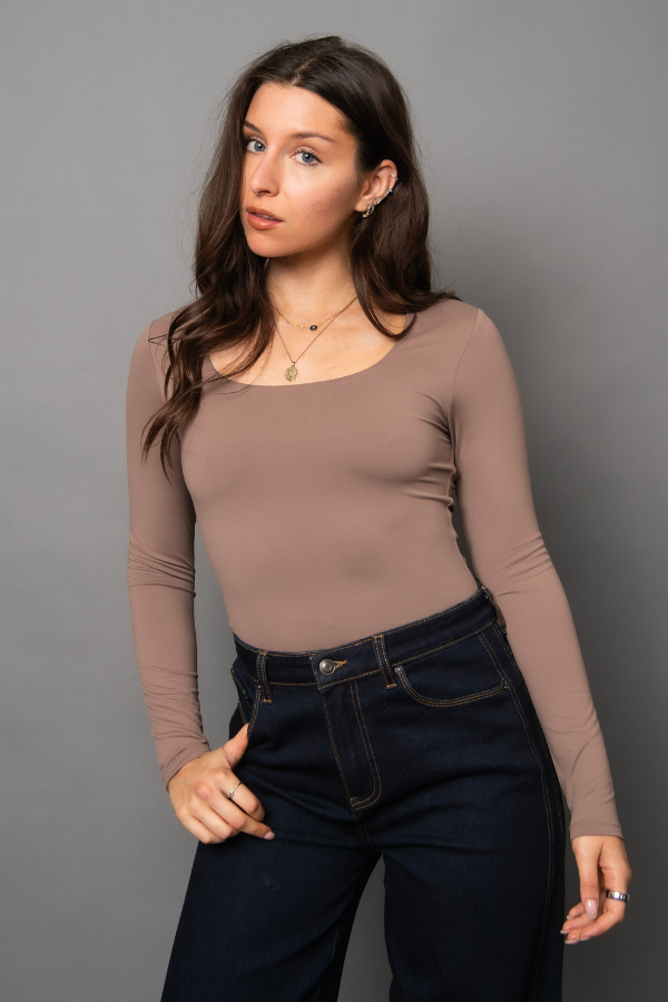 Mariana Long Sleeve | Taupe