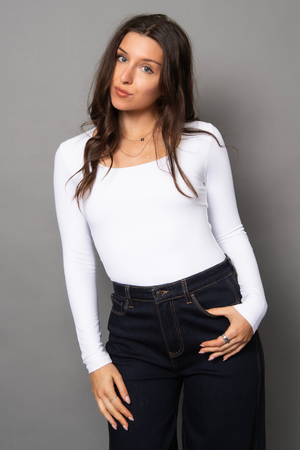 Mariana Long Sleeve | White