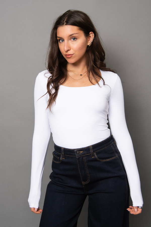 Mariana Long Sleeve | White