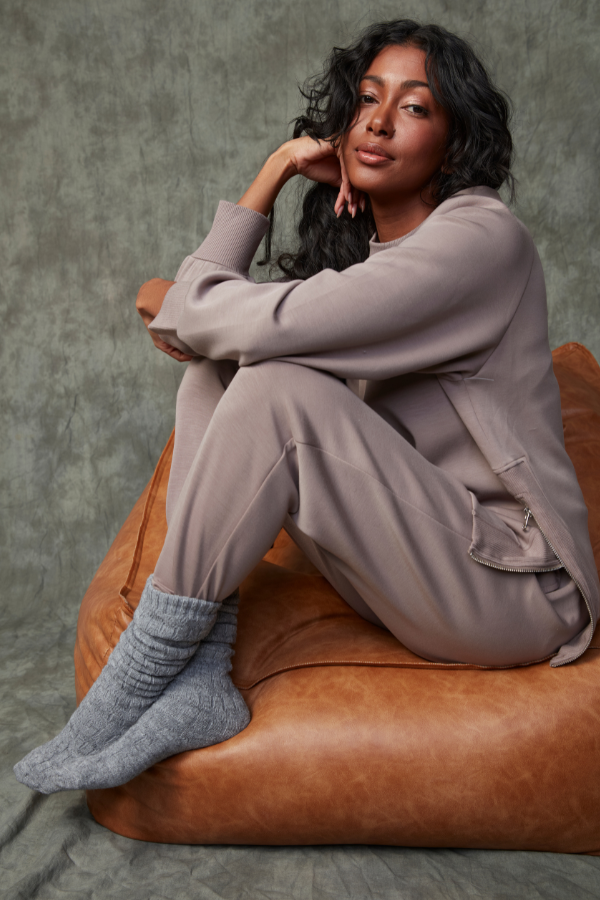 Julina Soft Knit Scuba Pull-On Pants