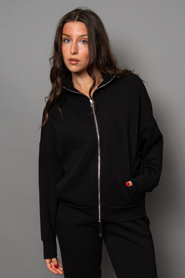 Prida Soft Knit Scuba Pull-On Pants | Black