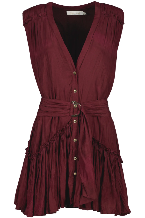 Bridget Belted Mini Dress