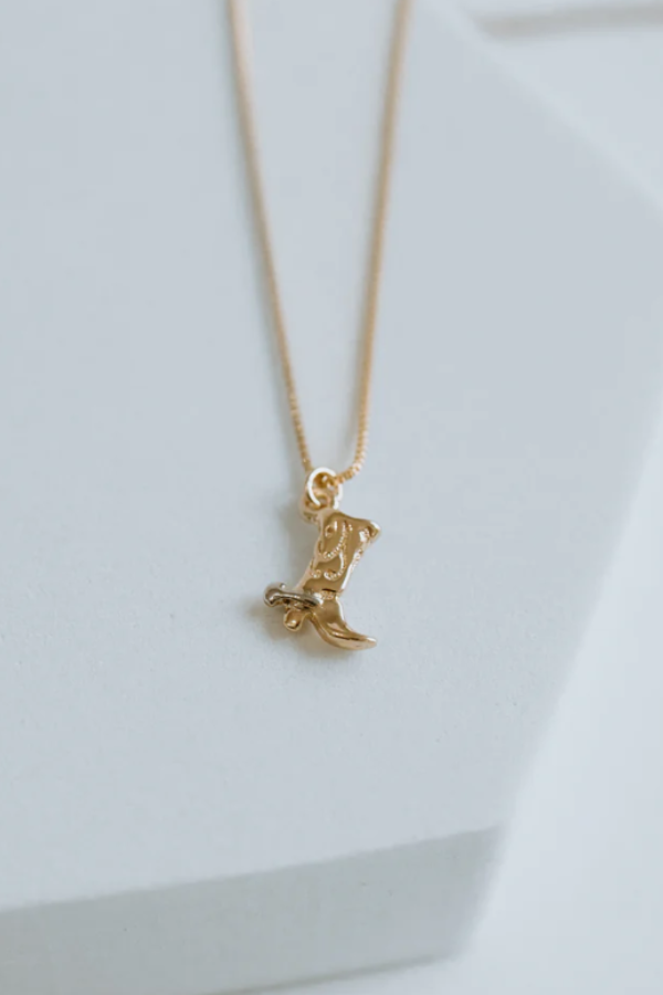 Cowboy Boot Necklace