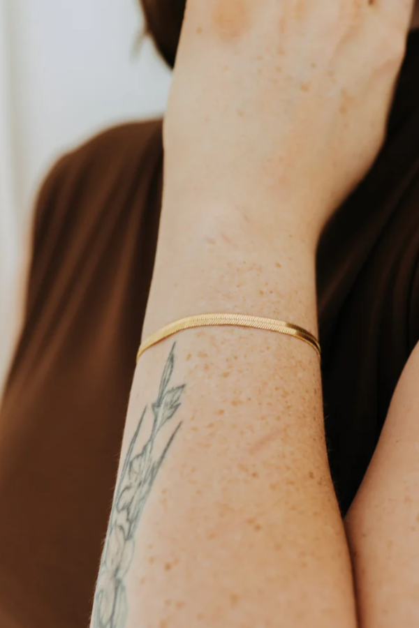 Herringbone Bracelet 4mm