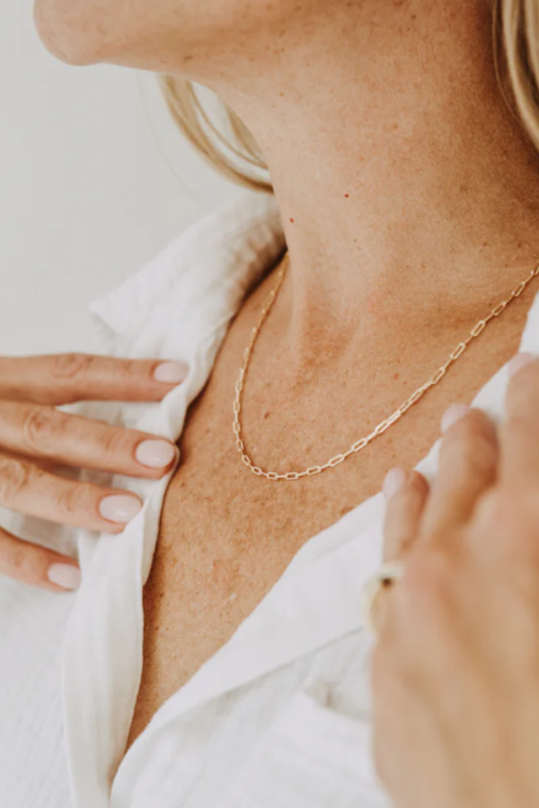 Petite Paperclip Necklace