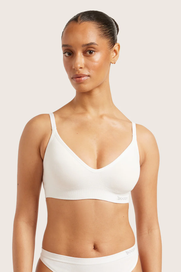 Wireless T-Shirt Bra | White