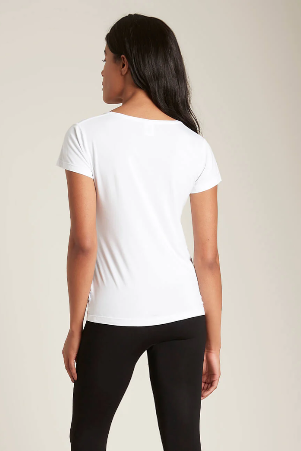 Women's Bamboo V-Neck T-Shirt | White