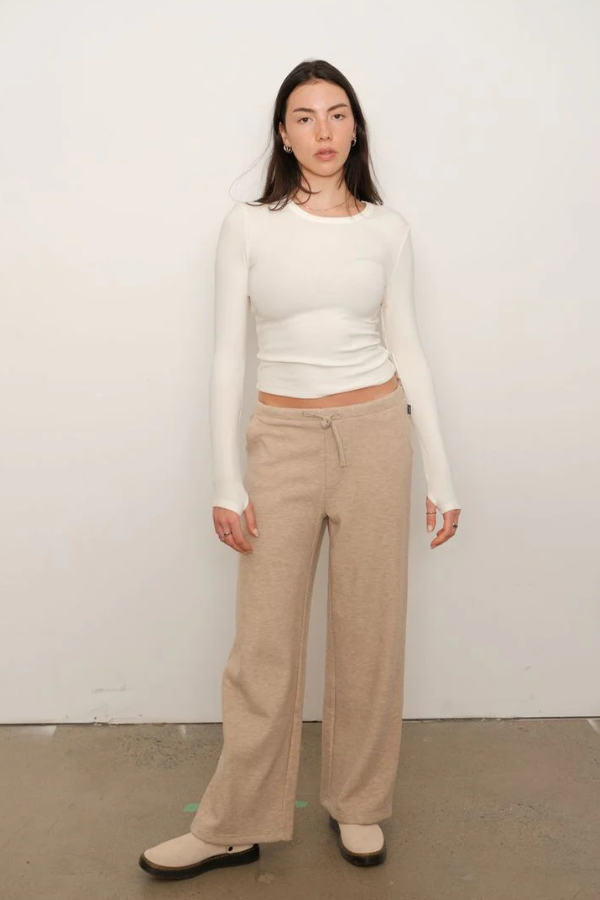 Ingrid Wool Crewneck | Butter Cream