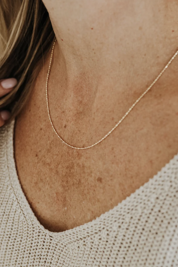 Dainty Ball Bar Chain